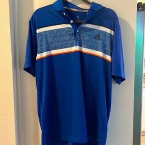 Adidas Men's Size M Blue polo